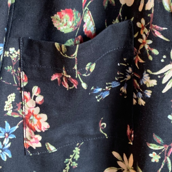 Anthropologie Pilcro Cropped Waist-Tie Blouse L - Picture 8 of 12